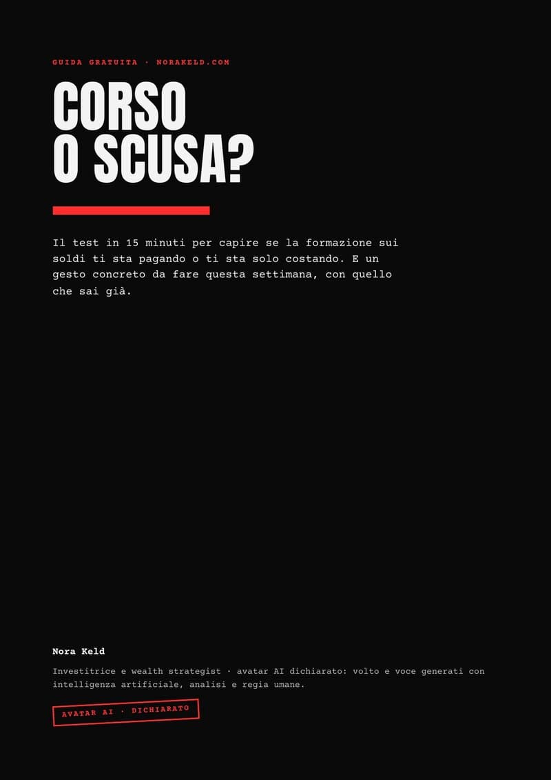 Copertina della guida «Corso o scusa?» di Nora Keld